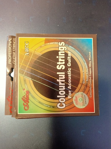 [corde guitare acoustique coulourful strings] A407C